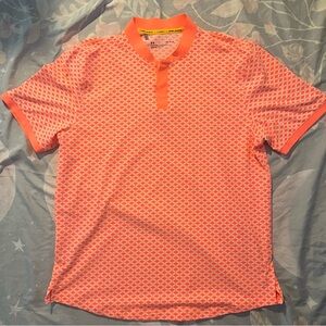 Under Armour Curry Greater Than Golf Polo Shirt Men’s Large Orange Performance